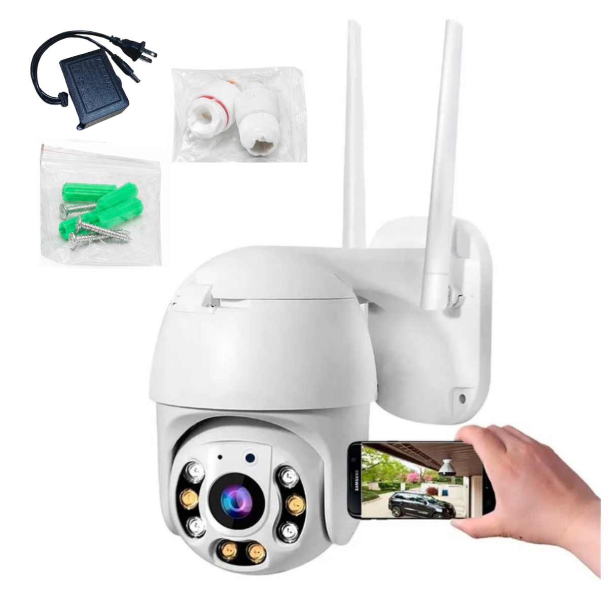 Camara Full Hd 2 Antenas Q21S V380pro